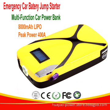 8000mAh Portable Mini Car Jump Starter with CE/RoHS/FCC/ISO9001 Certificate